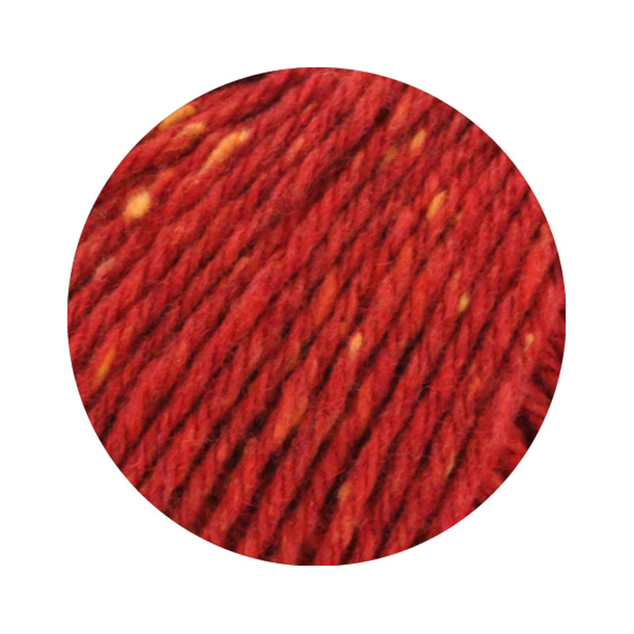Landlust Soft Tweed 90 11 Rot Meliert