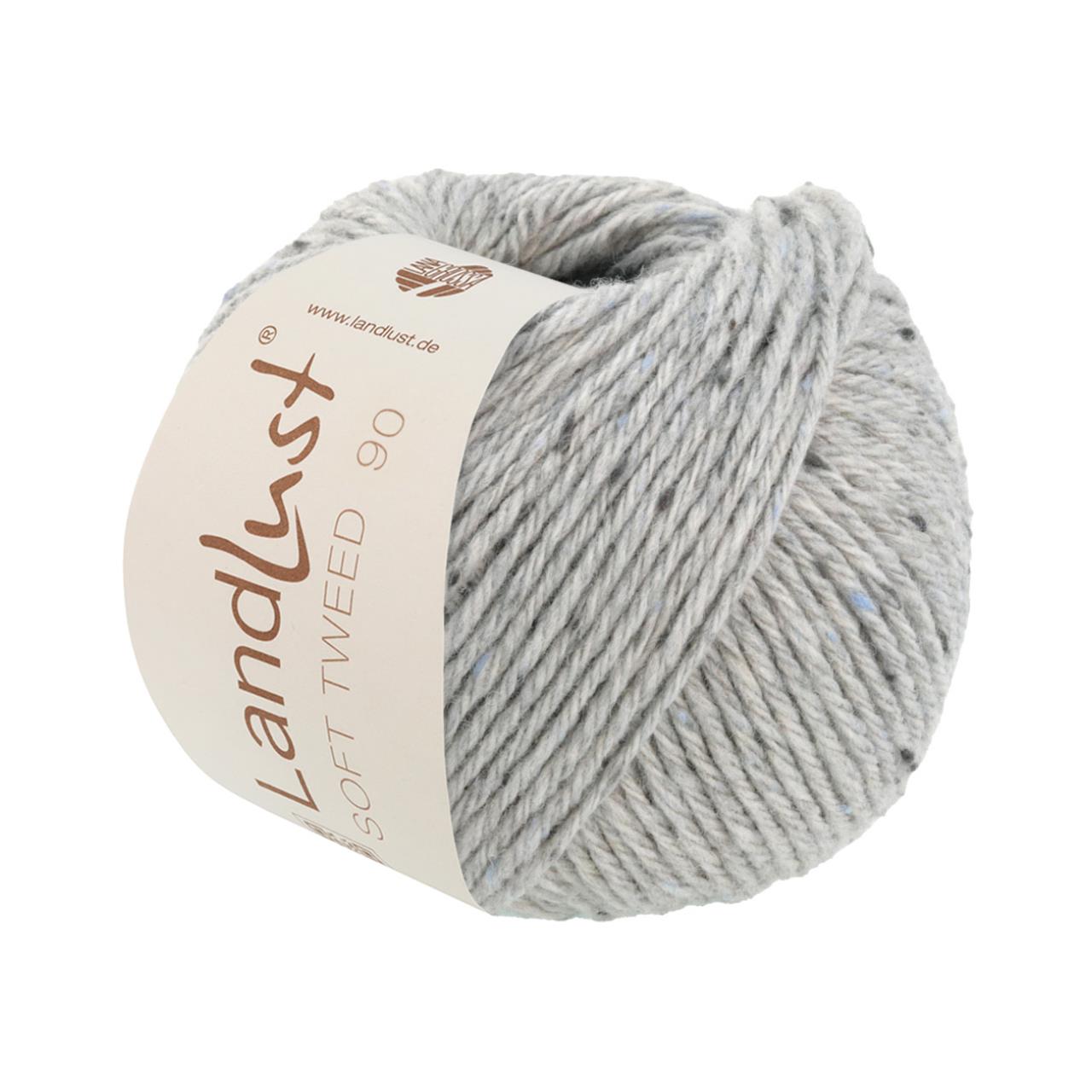 Landlust Soft Tweed 90 17 Hellgrau Meliert
