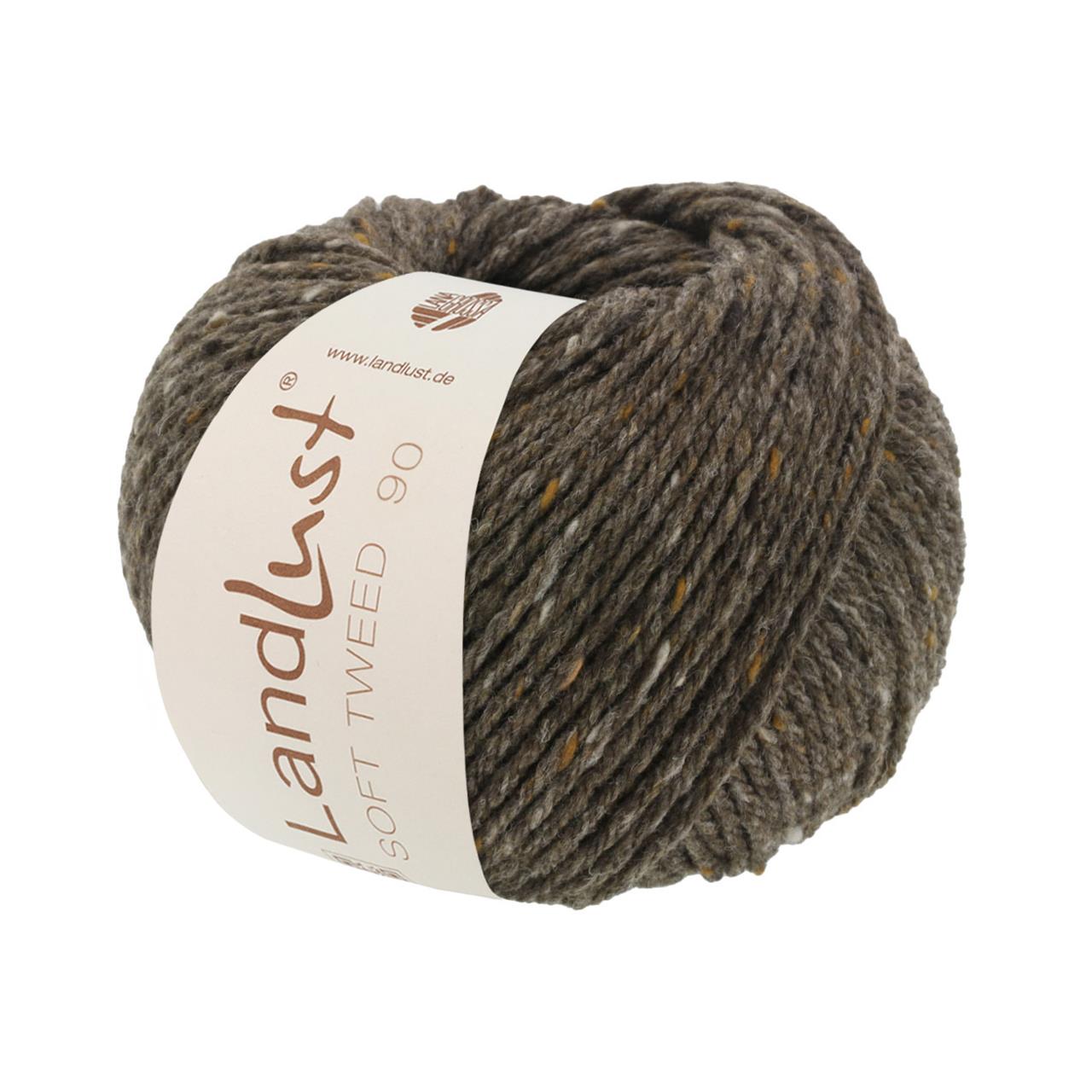 Landlust Soft Tweed 90 3 Graubraun Meliert