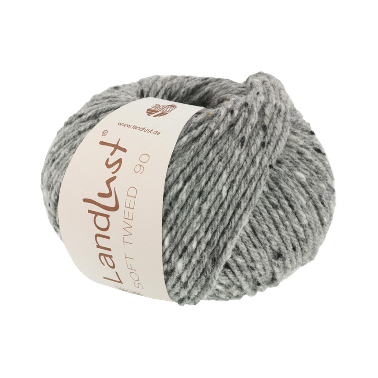 Landlust Soft Tweed 90 4 Grau Meliert