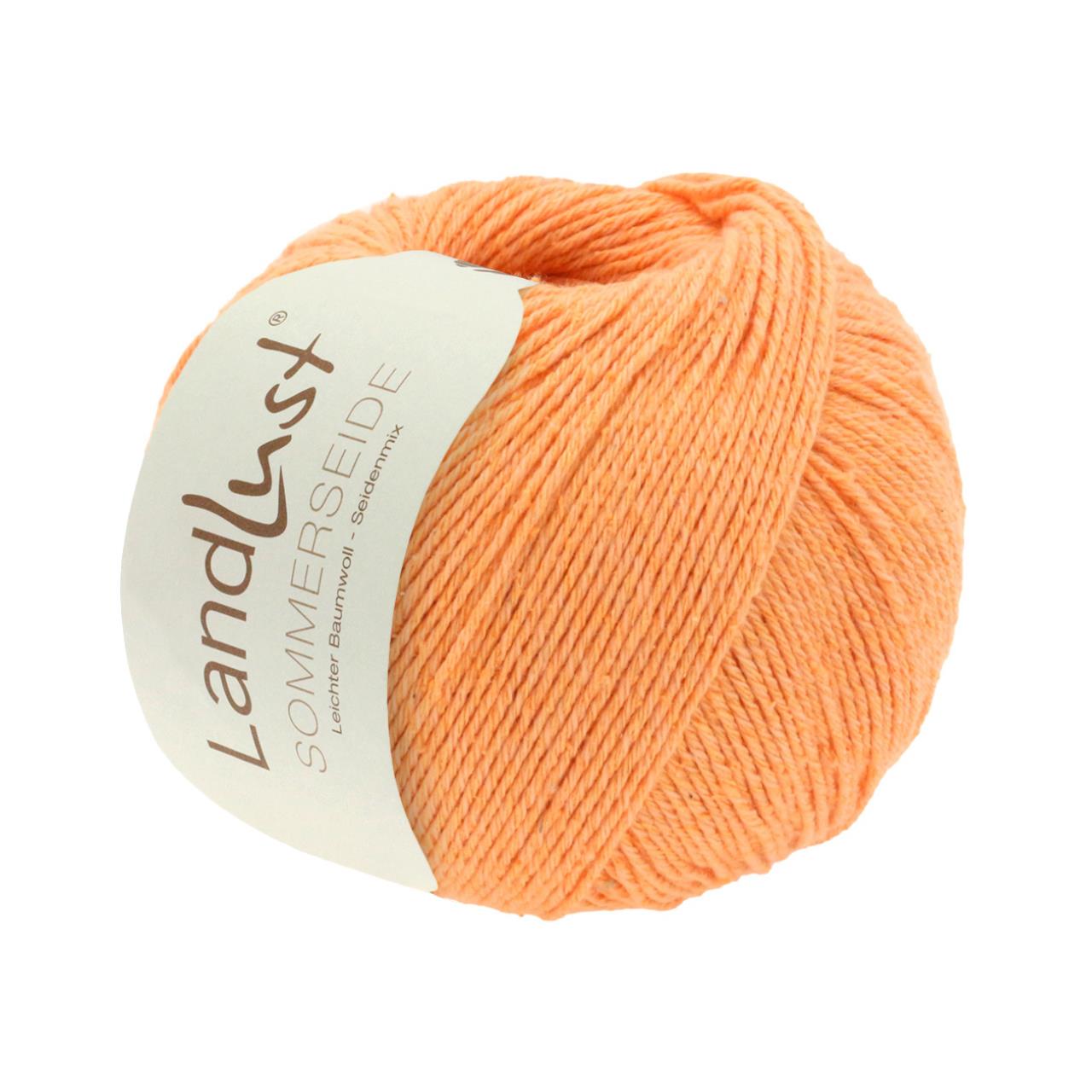 Landlust Sommerseide Uni 39 Orange