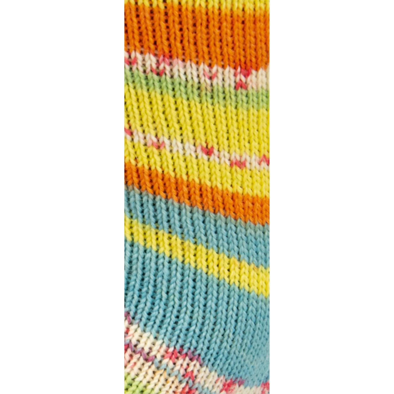Meilenweit 100 Aktion 3005 Orange/Türkis/Zitrusgelb/Weiß/Pink/Zartgrün