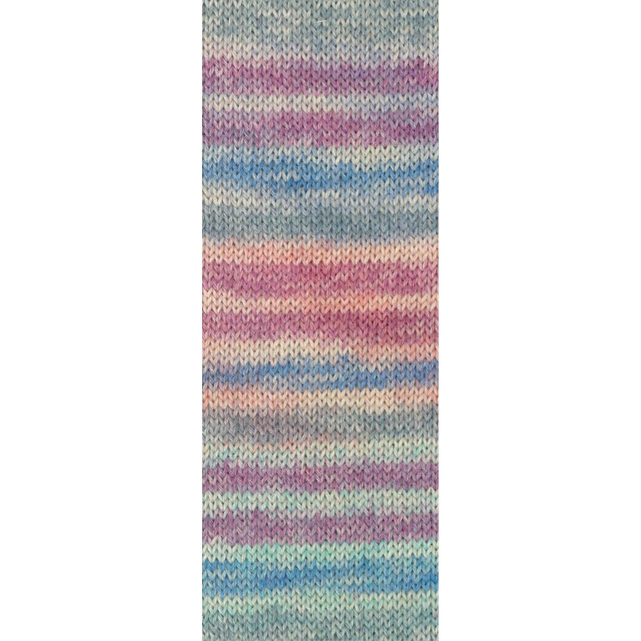Meilenweit 100 Alpaca Print 2107 Türkis/Jade/Petrol/Mint/Beere/Orange/Türkisblau