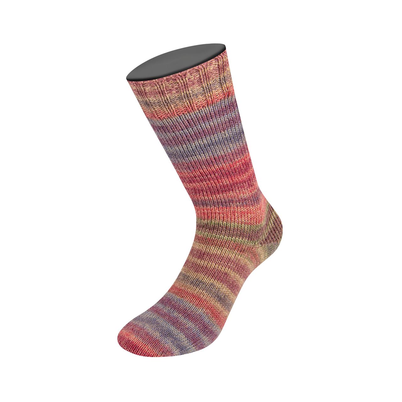 Meilenweit 100 Alpaca Print 2110 Rosa/Himbeer/Weinrot/Graugrün/Petrol/Pflaume/Beige/Jeans/Graublau/Hellgrau