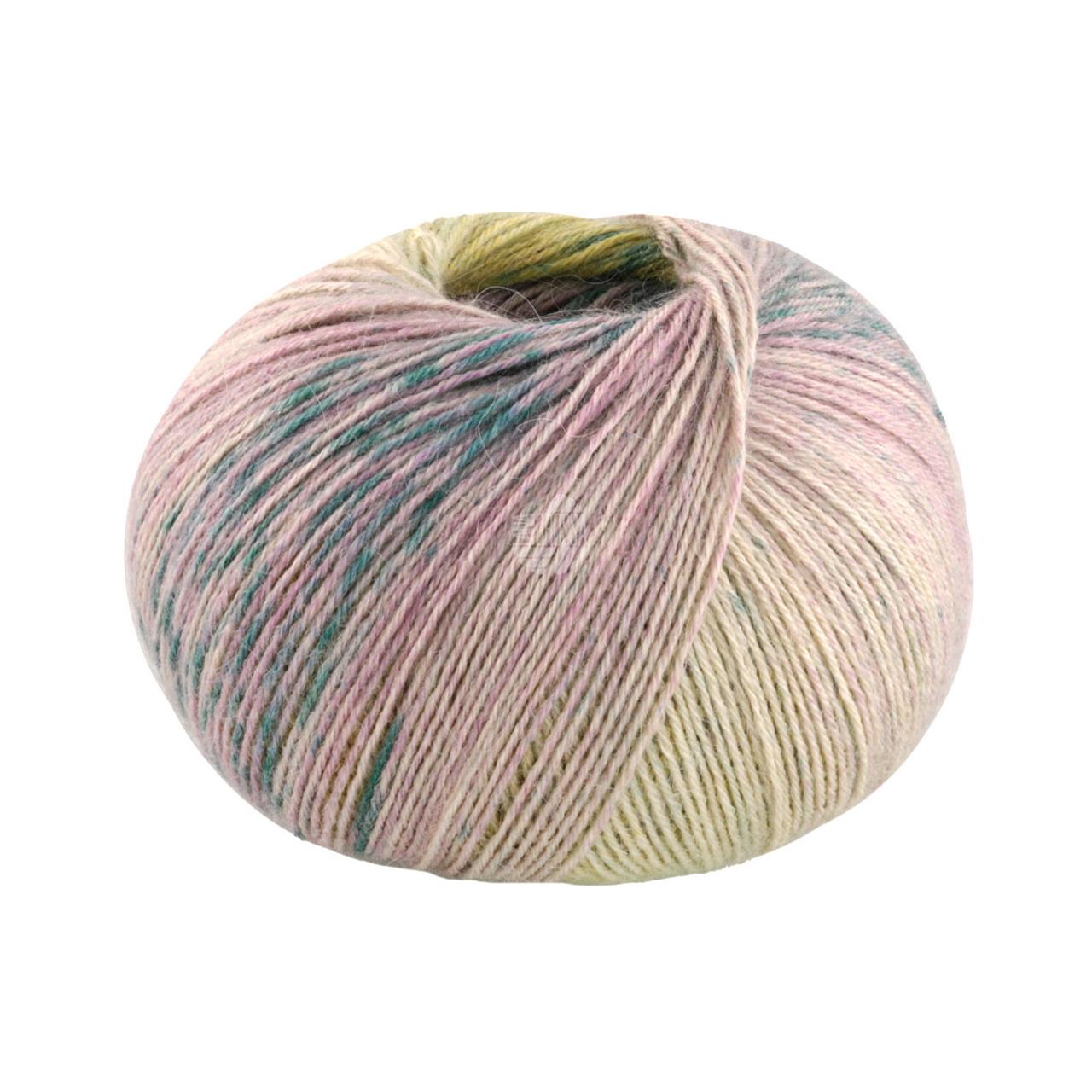 Meilenweit 100 Alpaca Print 2207 Pastellgelb/-Grün/Flieder/Jade/Grünbeige/Kiwi/Opalgrün