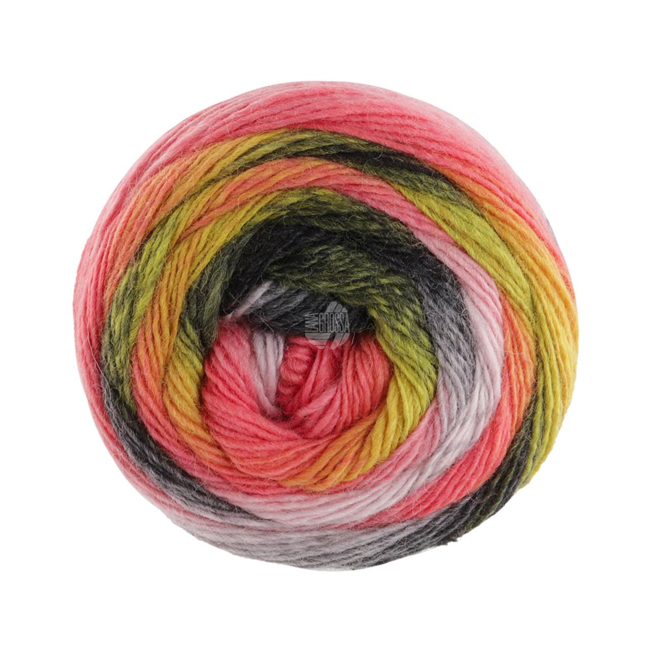 Meilenweit 100 Color Mix Multi 8013 Helloliv/Himbeer/Pink/Pflaume/Dunkelgrau/Wald-/Moos-/Blattgrün/Altrosa/Mauve