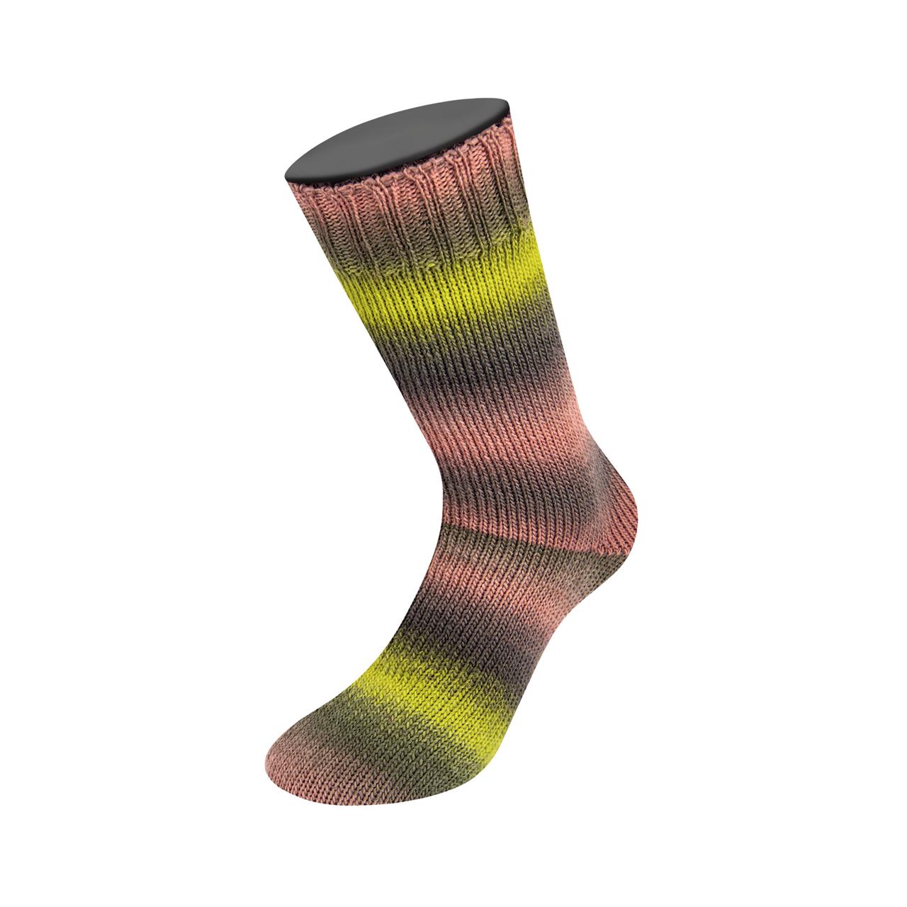 Meilenweit 100 Color Mix Soft 8063 Dunkel-/Laub-/Wald-/Moos-/Grau-/Hellgrün