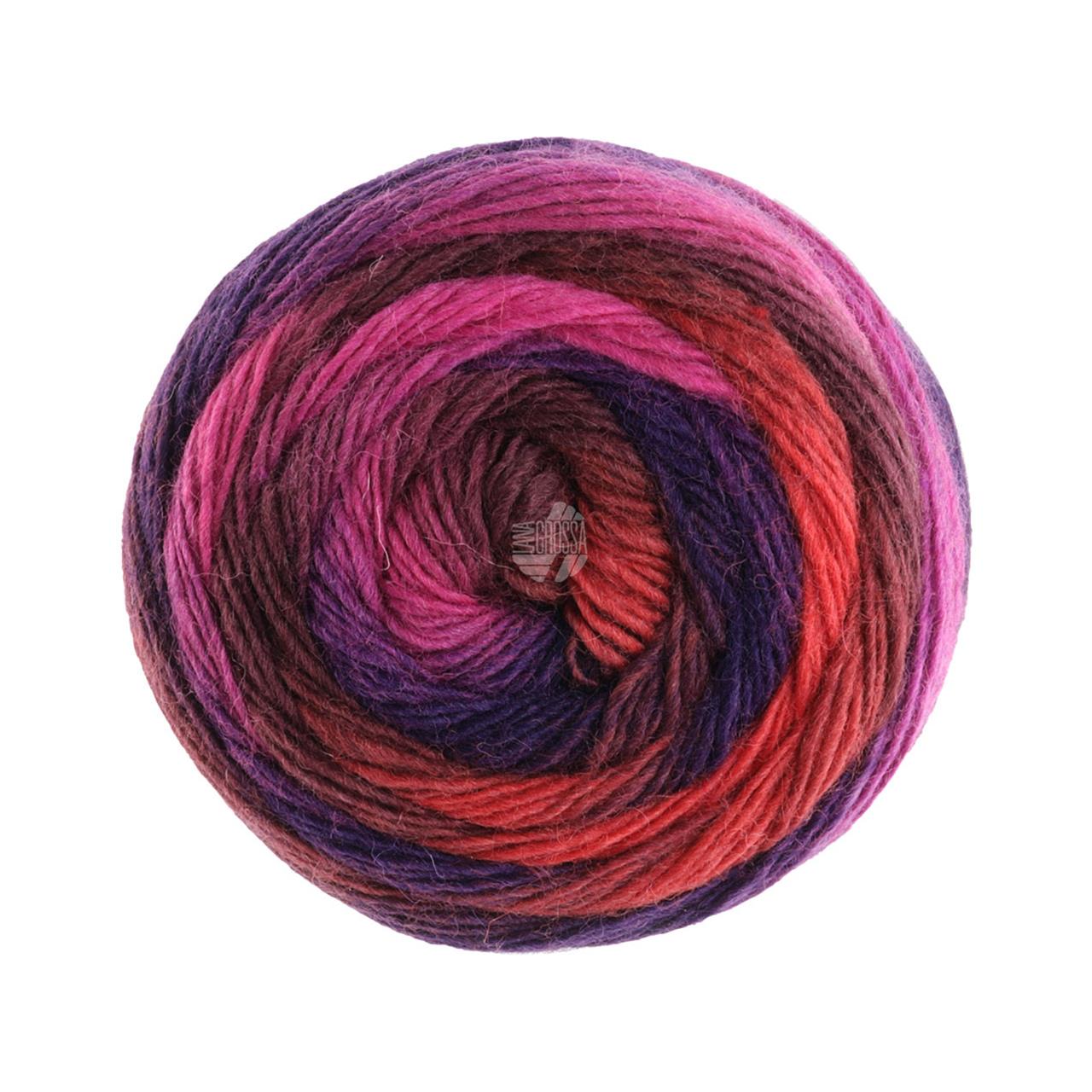 Meilenweit 100 Color Mix Soft 8065 Burgund/Ziegel-/Dunkel-/Schwarzrot/Bordeaux/Weinrot