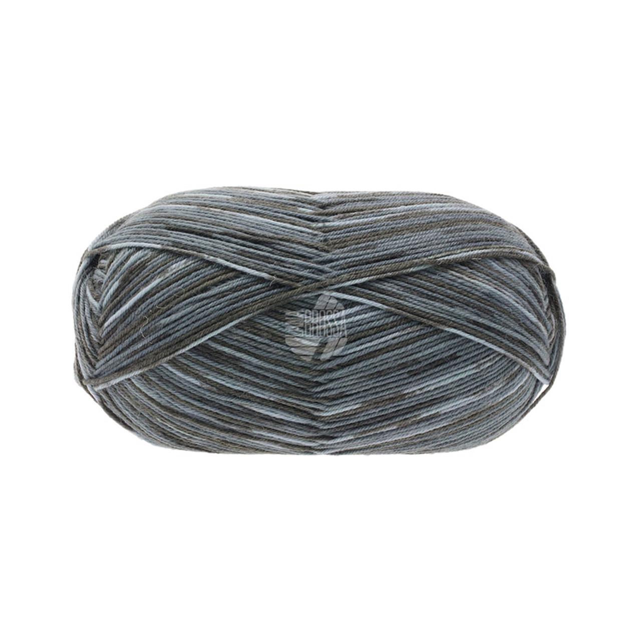 Meilenweit 100 Merino Extrafine Milano 2546 Mittel-/Dunkelgrau/Anthrazit/Weiß