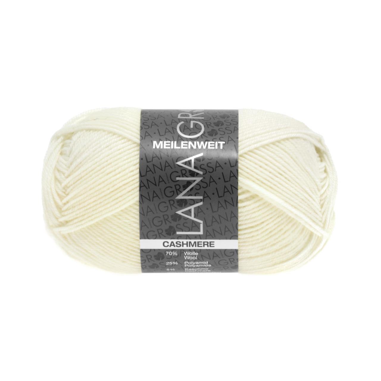Meilenweit 50 Cashmere 1 Weiß