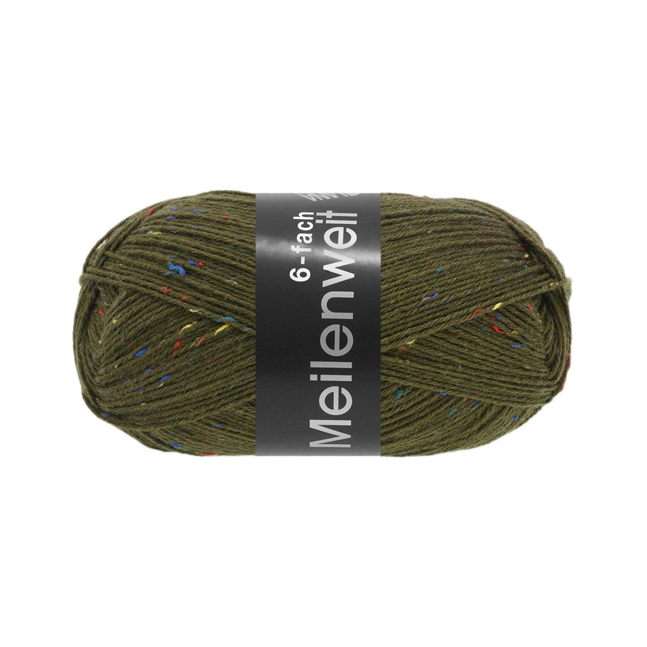 Meilenweit 6-Fach 150 Tweed 9248 Dunkelgrau