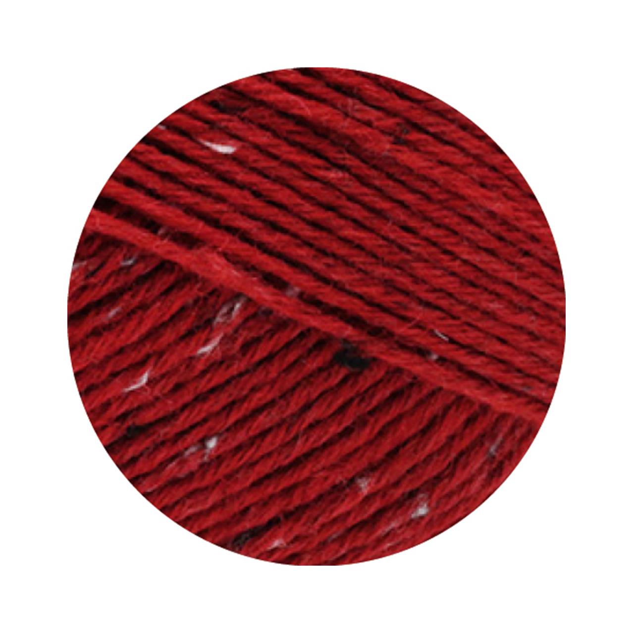 Meilenweit 6-Fach 150 Tweed 9676 Kirschrot