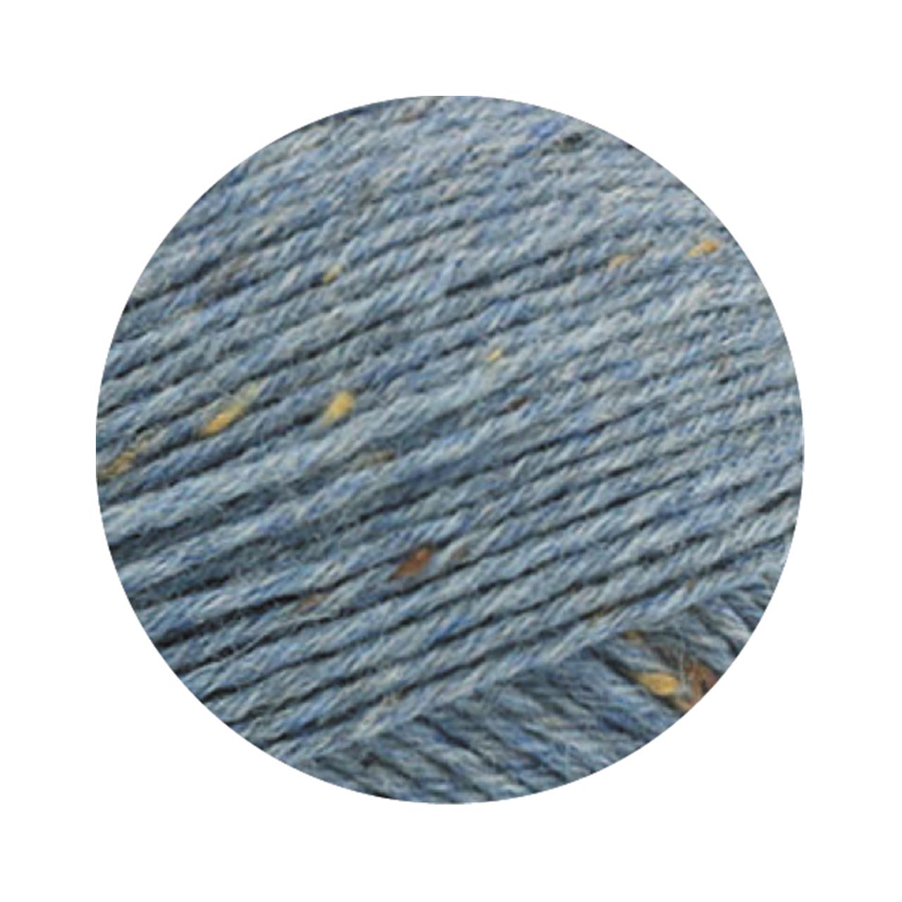 Meilenweit 6-Fach 150 Tweed 9227 Graublau meliert