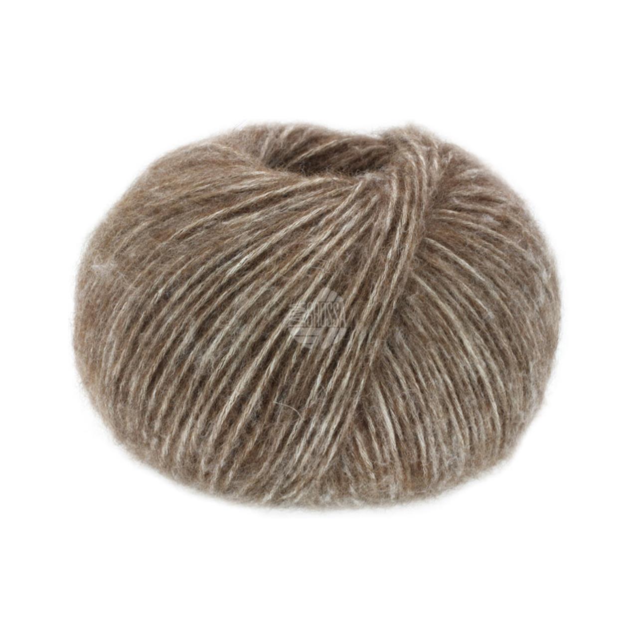 Natural Alpaca Pelo 8 Dunkelbraun Meliert