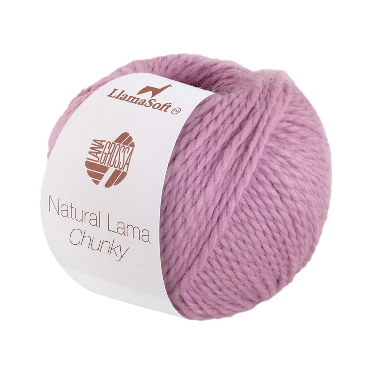 Natural Lama Chunky 2 Fliederrosa