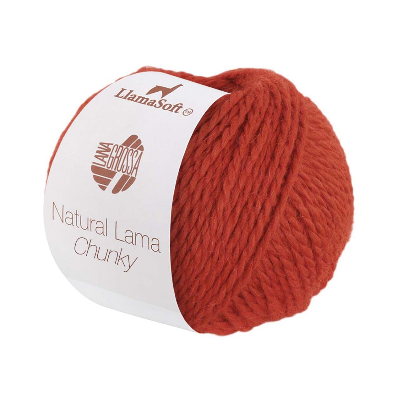 Natural Lama Chunky 4 Rostorange