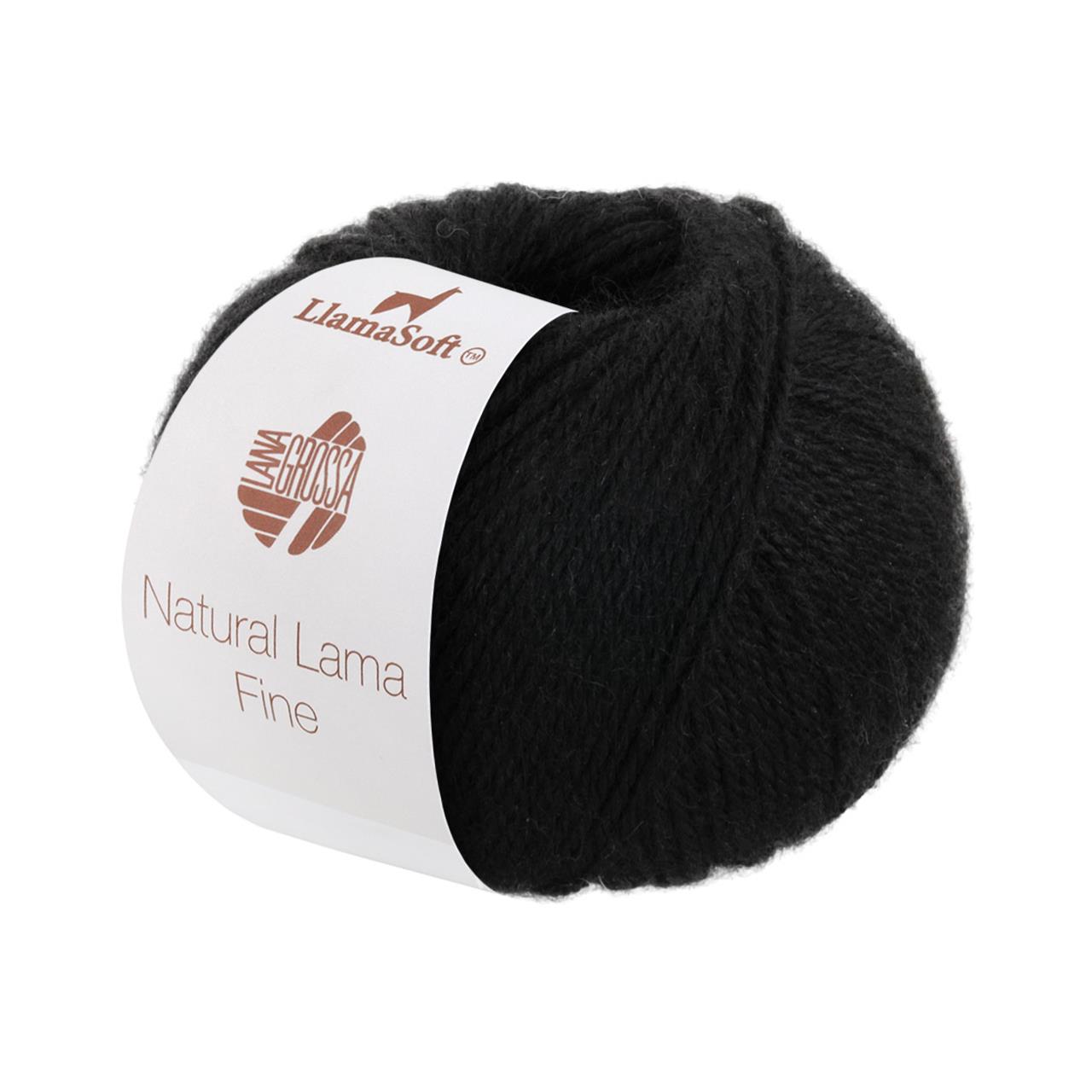 Natural Lama Fine 108 Schwarz