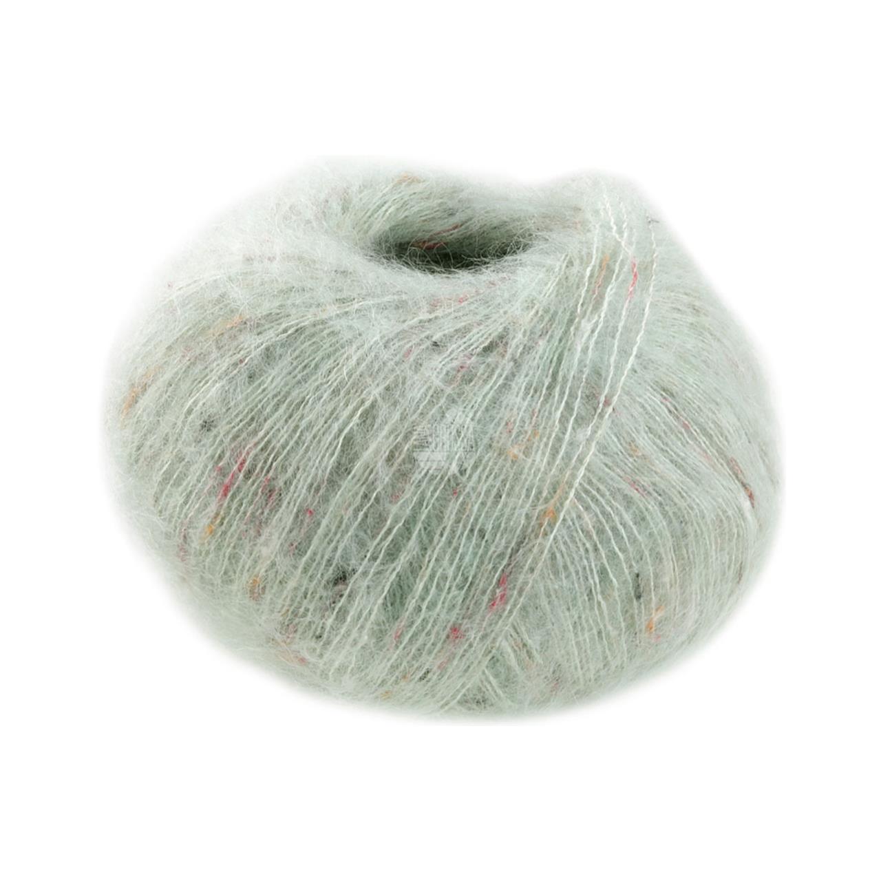 Natural Superkid Tweed 617 Graugrün