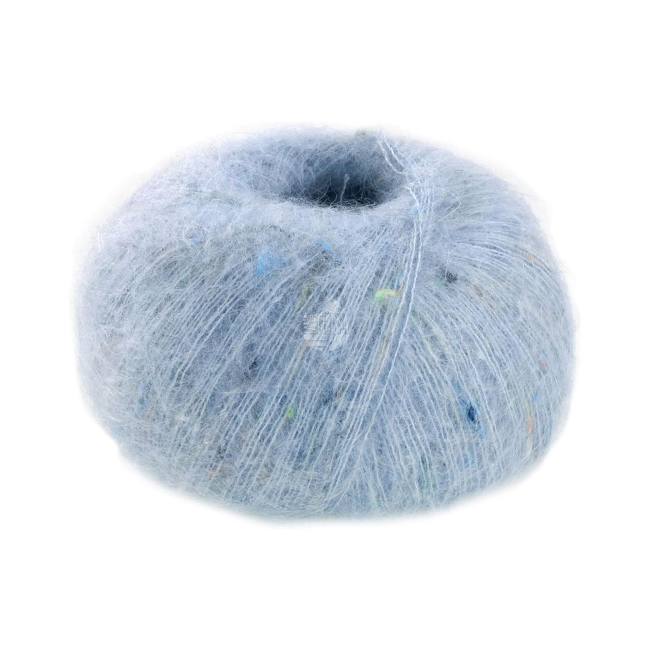 Natural Superkid Tweed 618 Hellblau