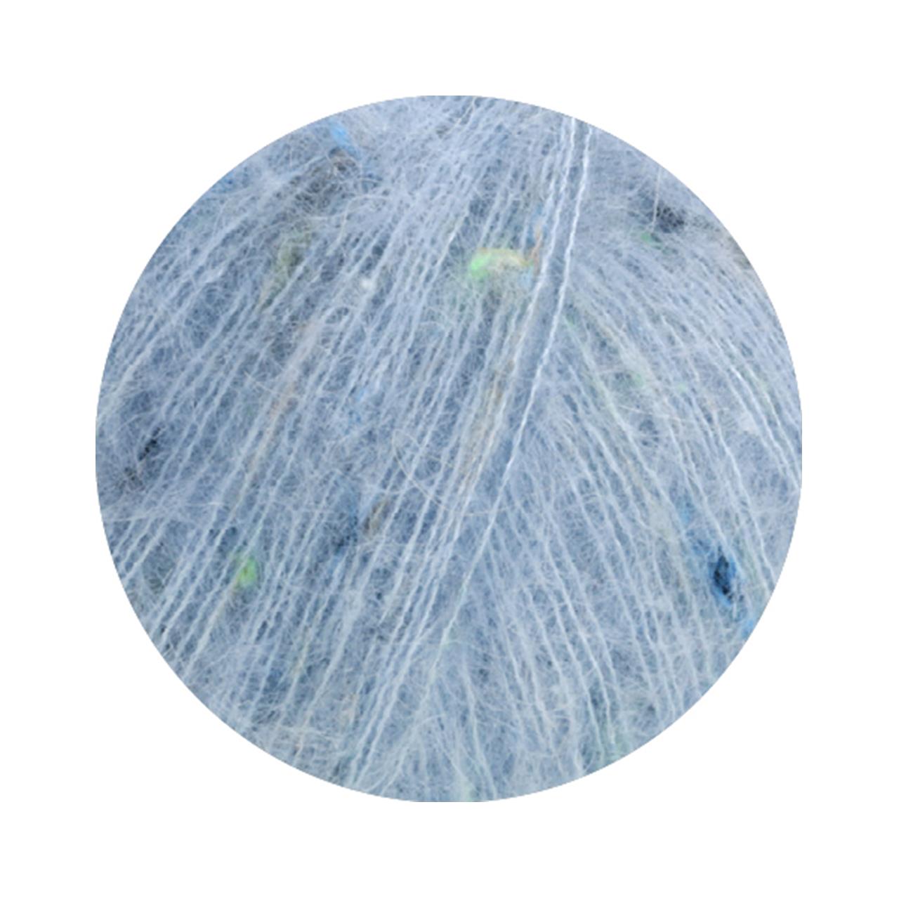 Natural Superkid Tweed 618 Hellblau