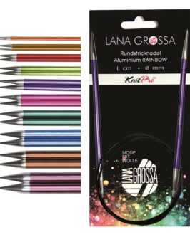 Rundstricknadel Aluminium Rainbow &nbsp;2,0&nbsp;mm&nbsp;/&nbsp;&nbsp;60&nbsp;cm