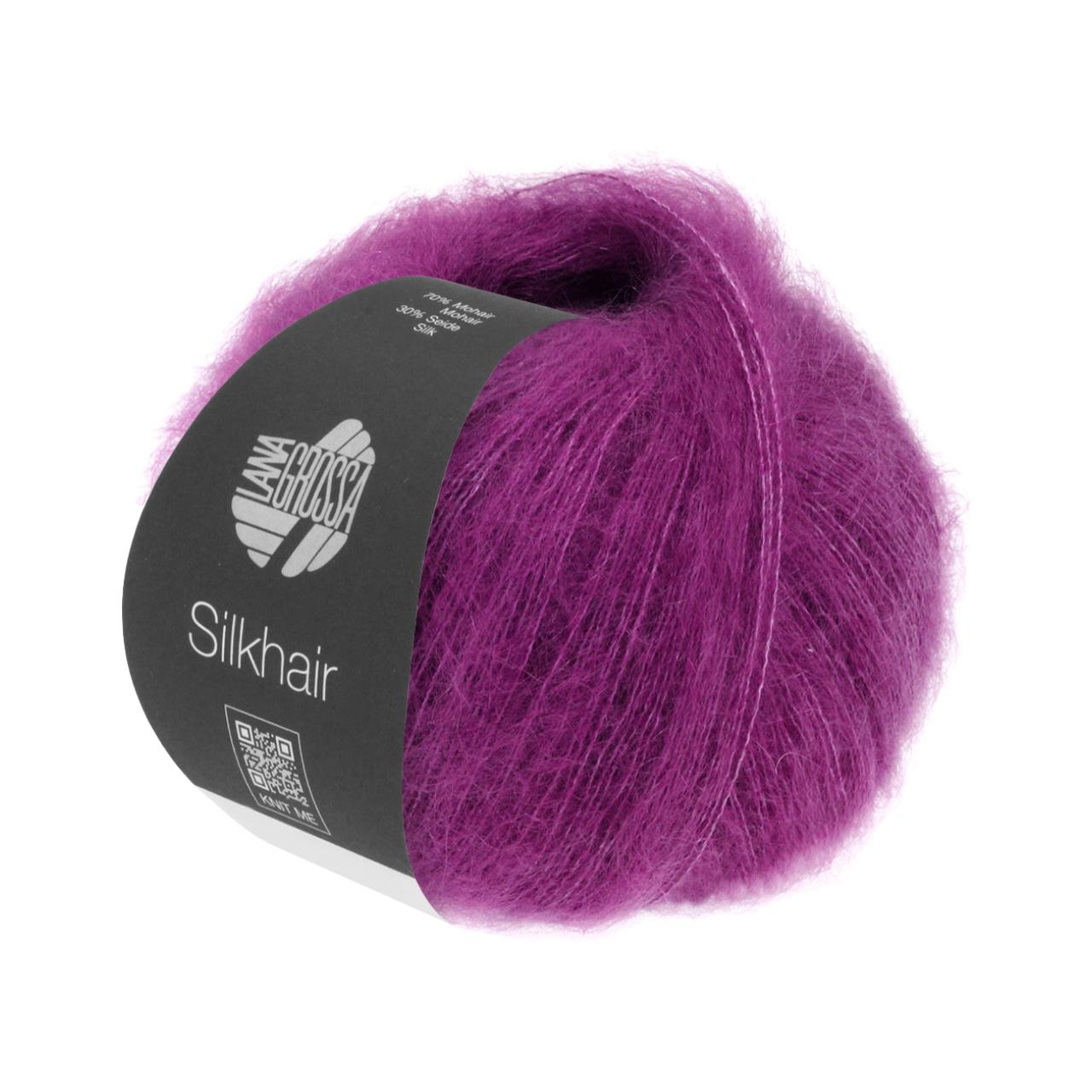 Silkhair Uni 197 Purpurrot