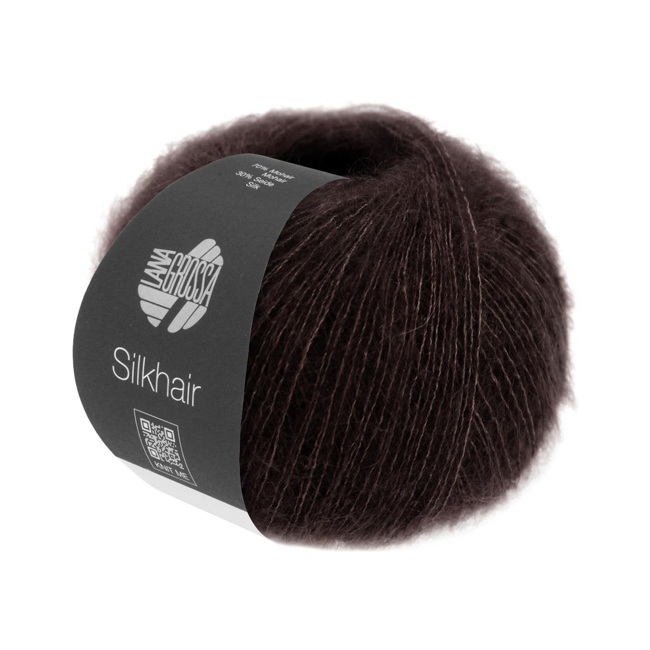 Silkhair Uni 209 Schwarzbraun