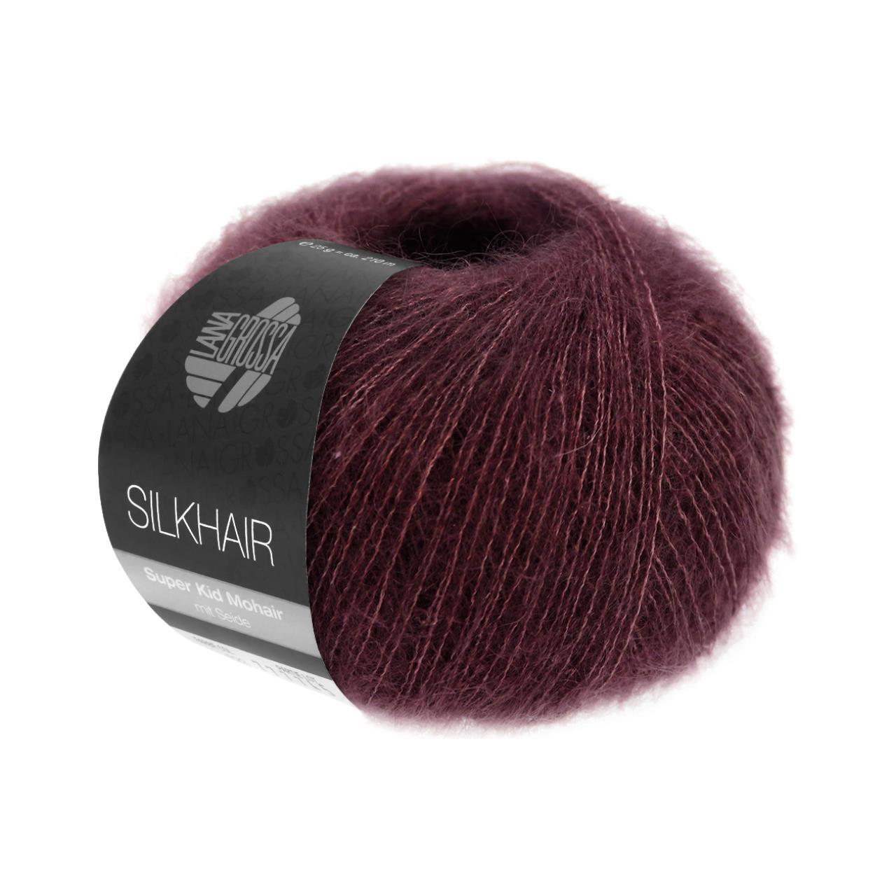 Silkhair Uni 177 Dunkelrot