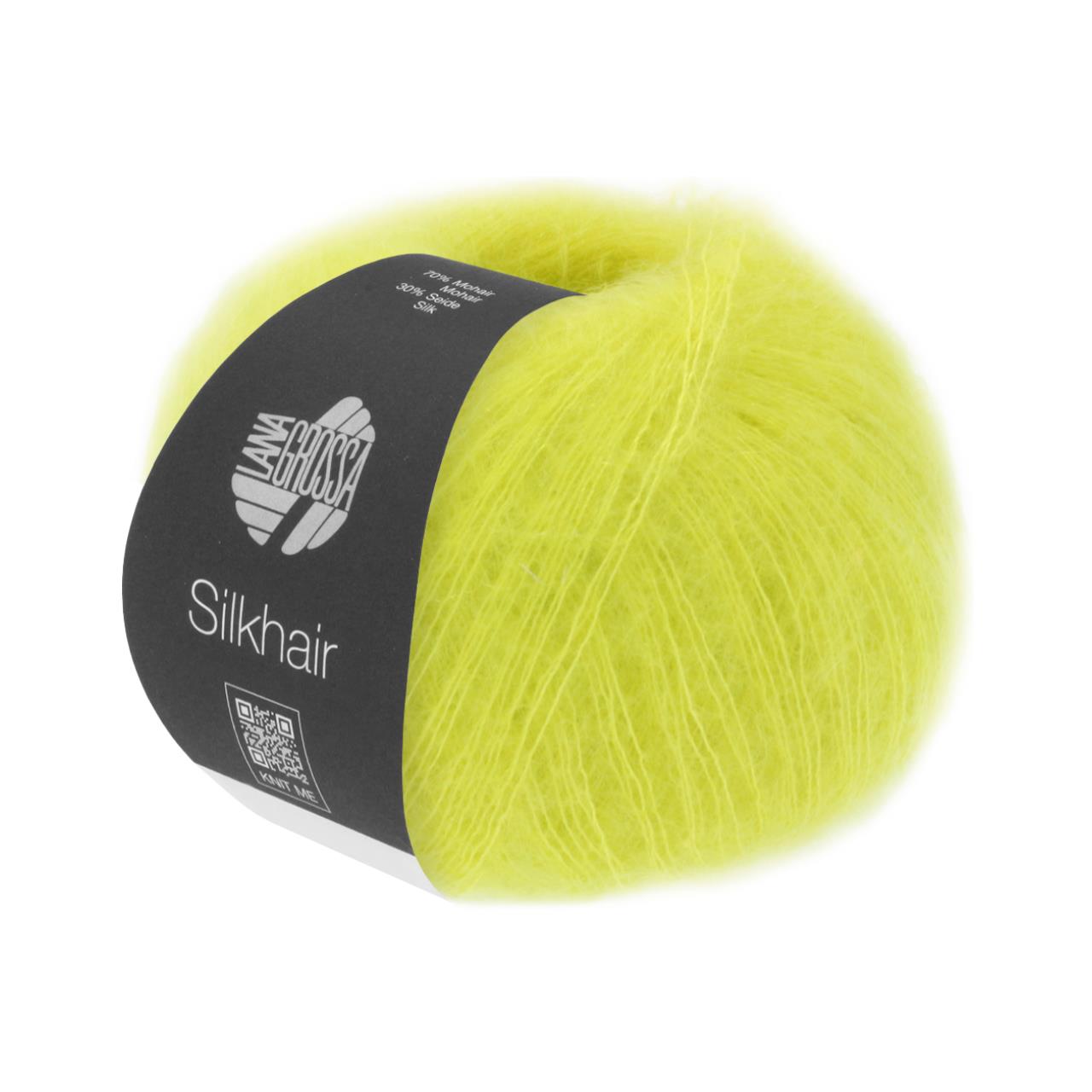 Silkhair Uni 185 Grüngelb