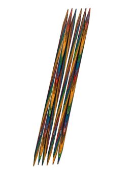 Strumpfstricknadel Design-Holz Multicolor &nbsp;2,25&nbsp;mm&nbsp;/&nbsp;&nbsp;15&nbsp;cm