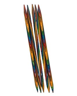 Strumpfstricknadel Design-Holz Multicolor &nbsp;4,0&nbsp;mm&nbsp;/&nbsp;&nbsp;20&nbsp;cm