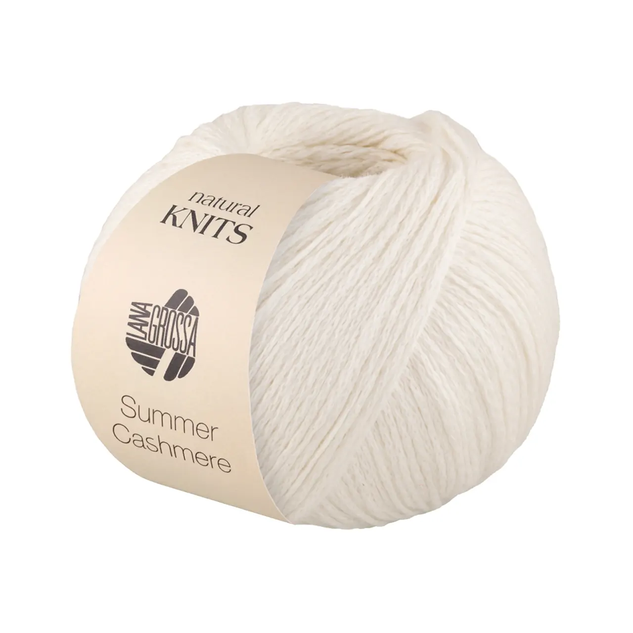 Summer Cashmere 1 Weiß von Lana Grossa. Feines Kettengarn aus Baumwolle und Kaschmir