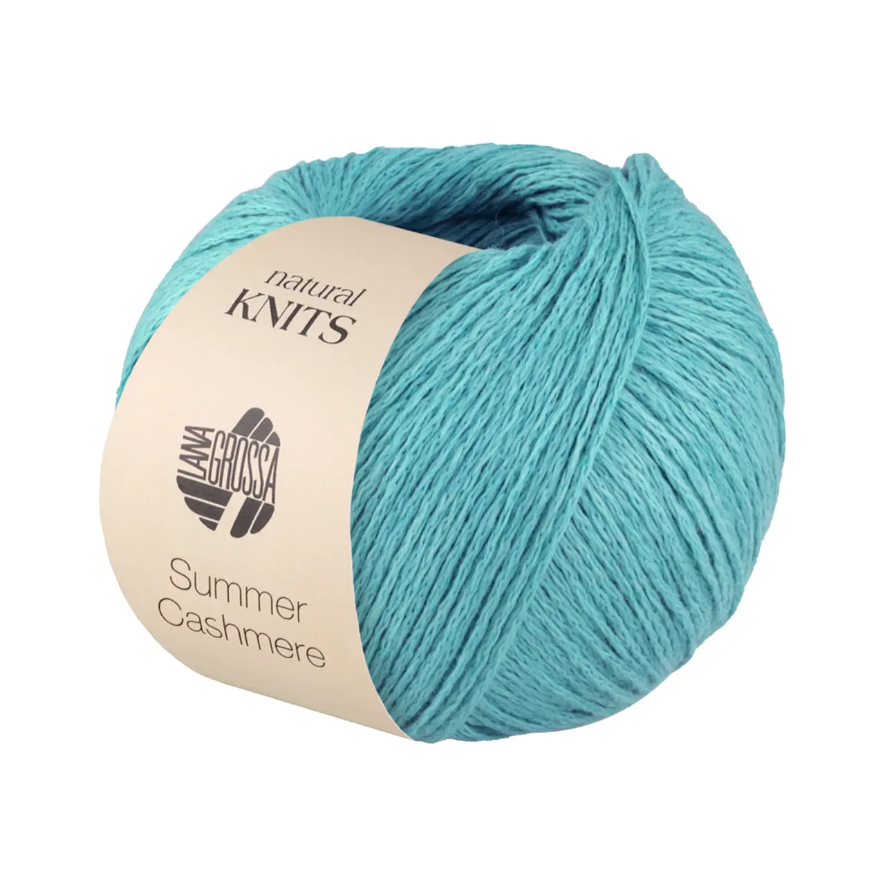 Summer Cashmere 13 Türkis von Lana Grossa. Feines Kettengarn aus Baumwolle und Kaschmir