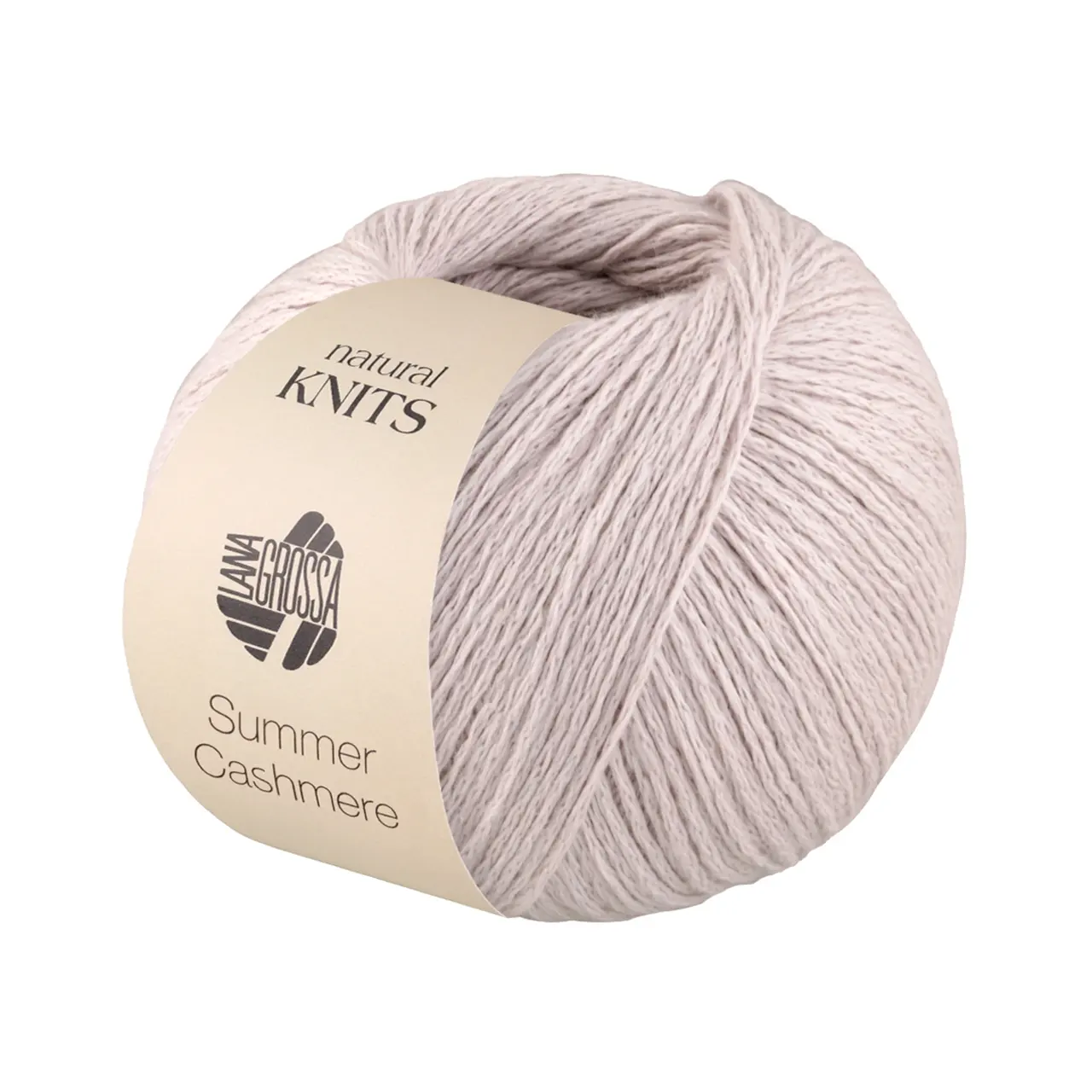 Summer Cashmere 9 Leinenbeige von Lana Grossa. Feines Kettengarn aus Baumwolle und Kaschmir