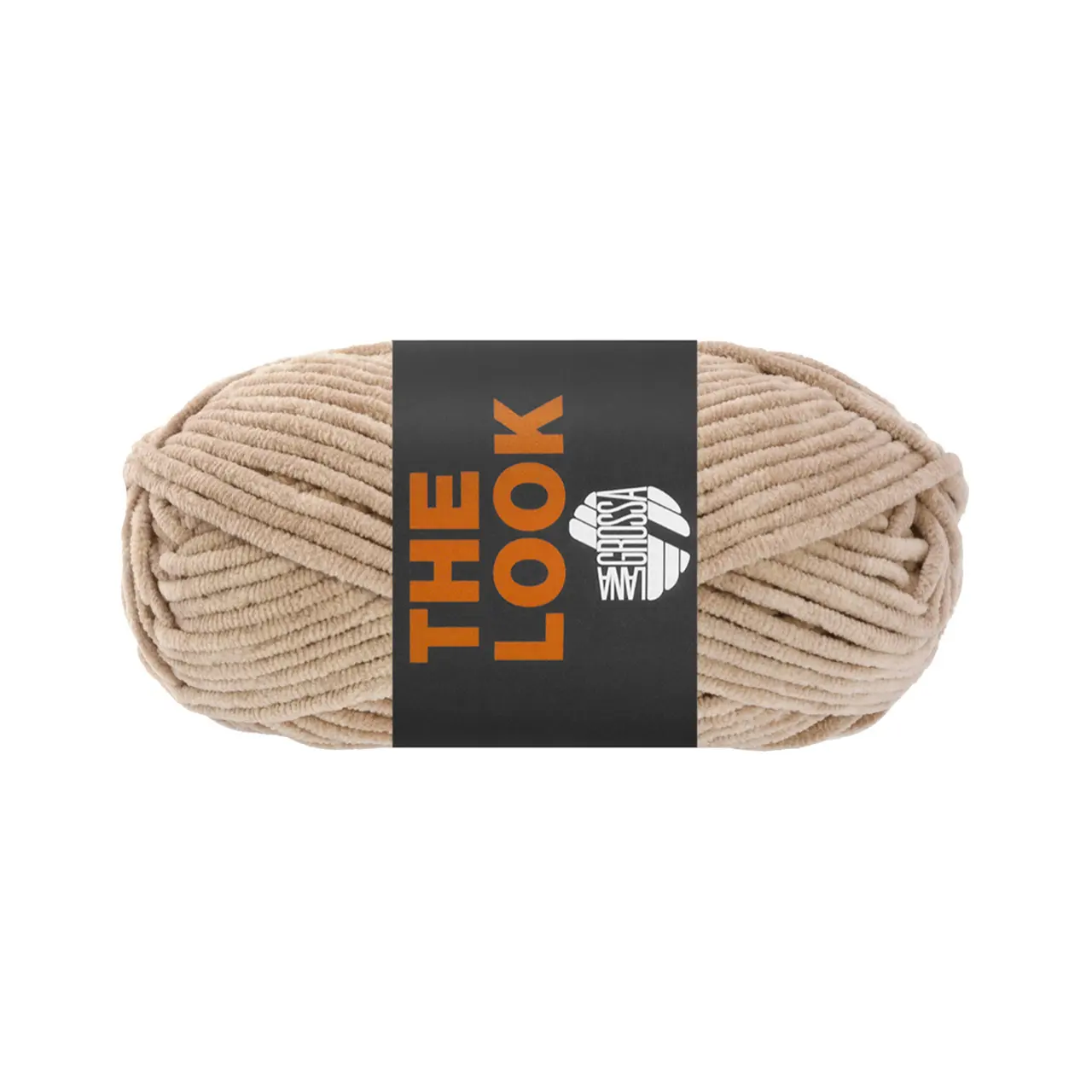 The Look 23 Beige von Lana Grossa. Samtig weiches und stabiles Chenillegarn