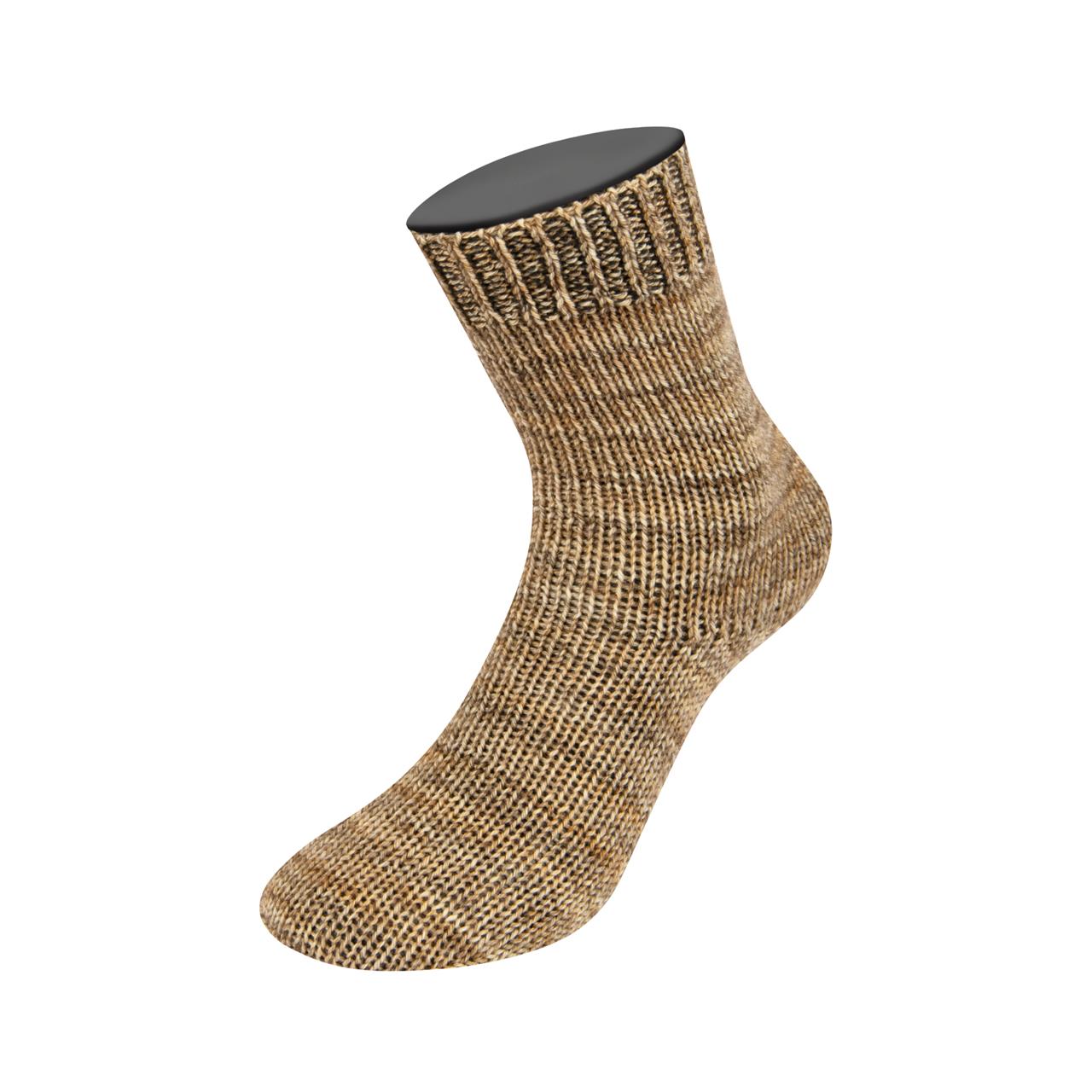 Vintage Socks 1007 Sandbraun/Graubeige/-Braun Meliert