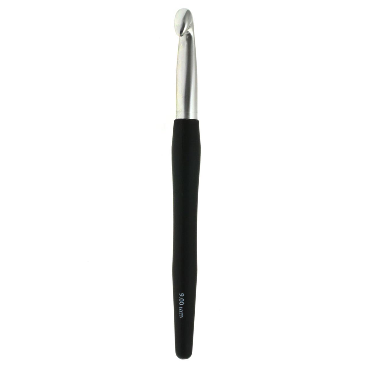 Wollhäkelnadel mit SoftGriff 9.0 mm / 14 cm