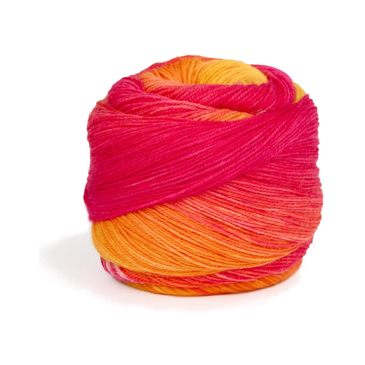 Watercolor Sock 202 Orange/Pink