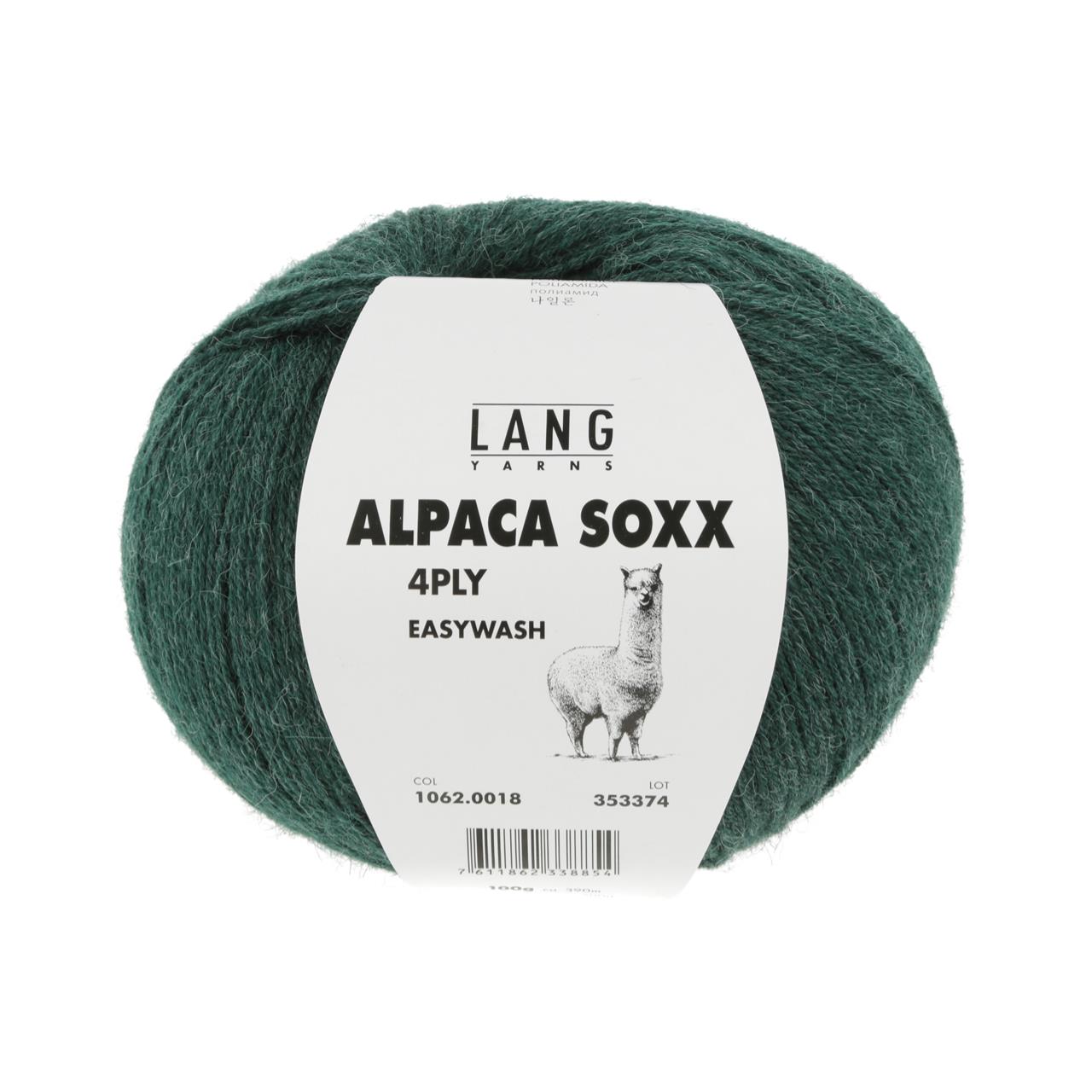 Alpaca Soxx 4-Fach 18 Flaschengrün Mélange