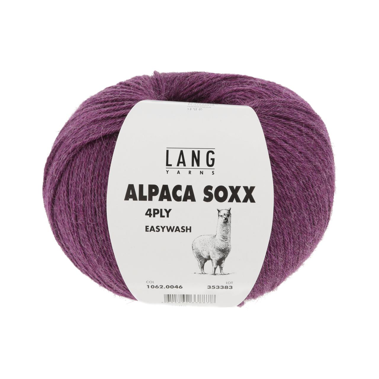 Alpaca Soxx 4-Fach 46 Zyklame Mélange