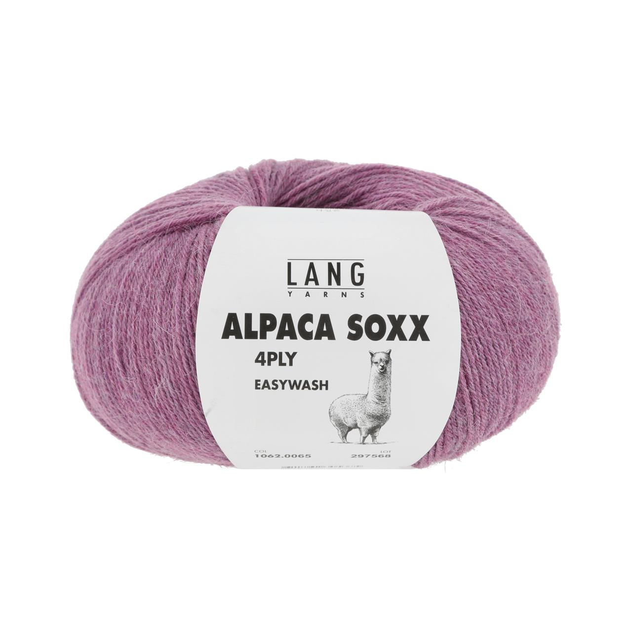Alpaca Soxx 4-Fach 65 Nelke Mélange