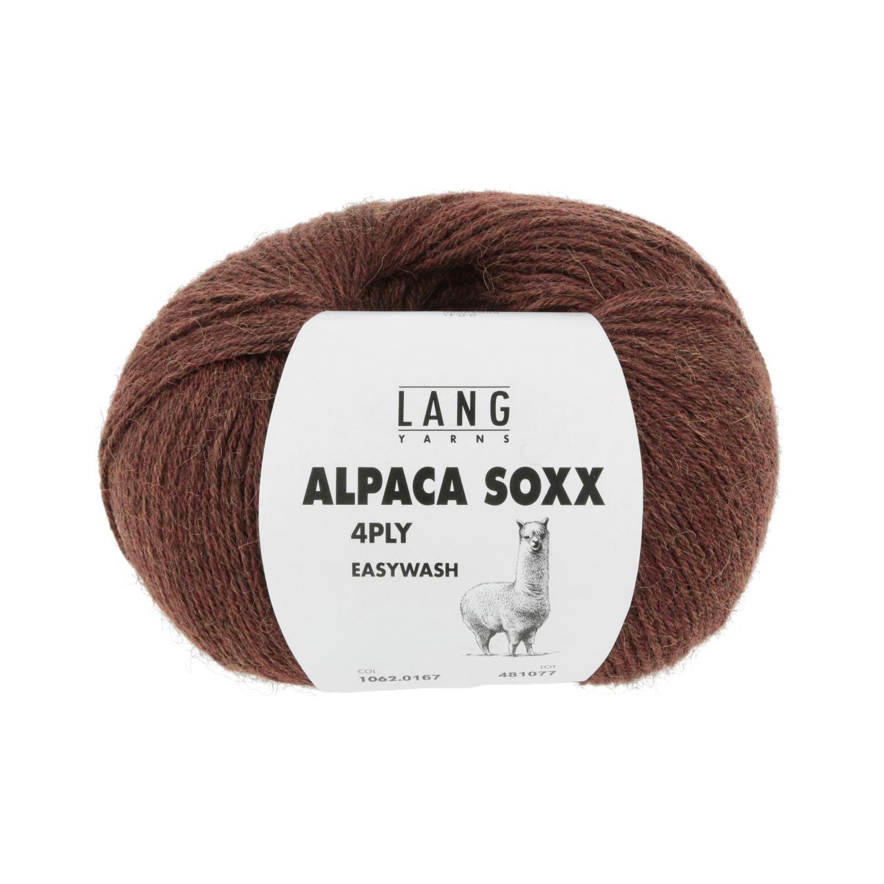 Alpaca Soxx 4-Fach 167 Zimt Mélange