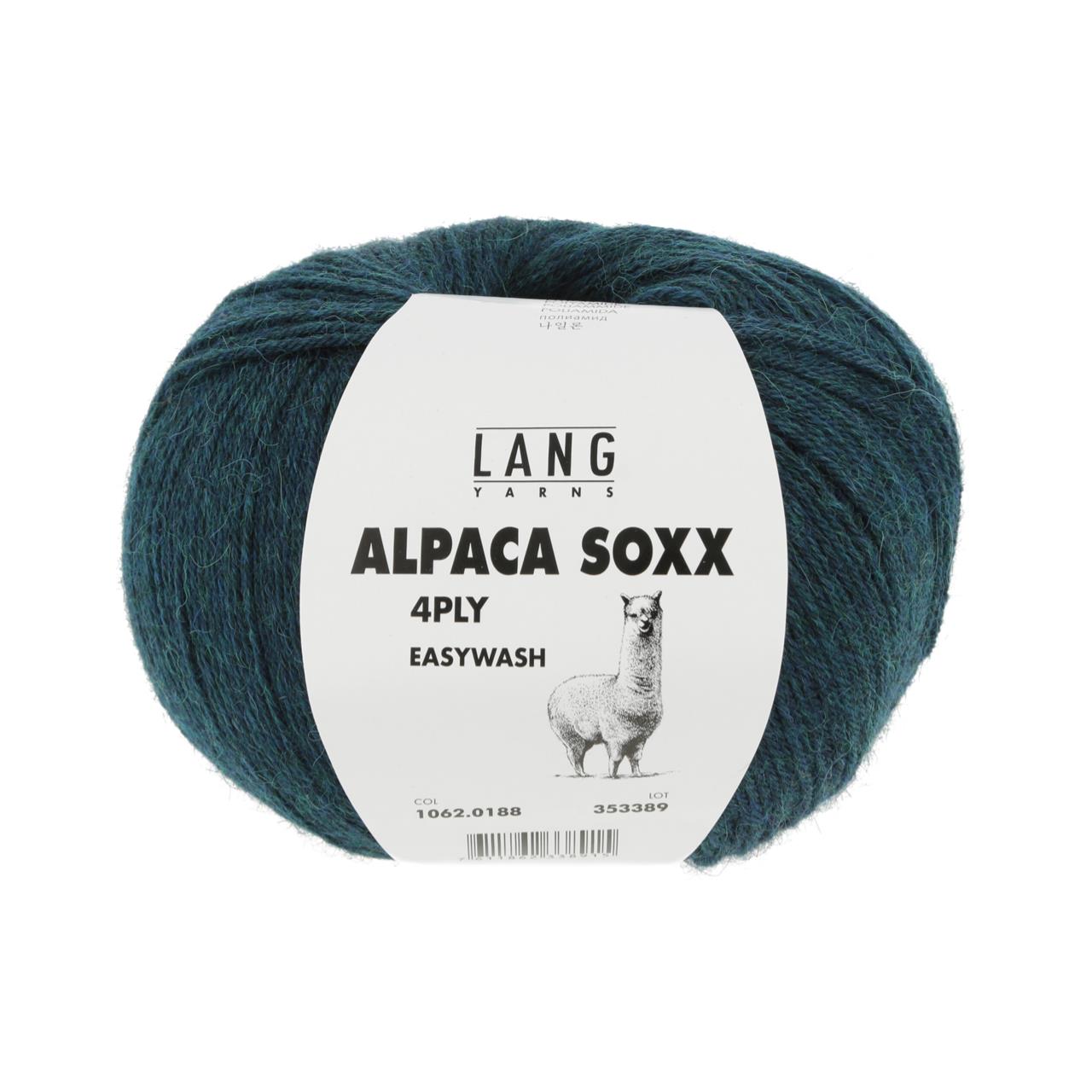 Alpaca Soxx 4-Fach 188 Petrol Dunkel Mélange