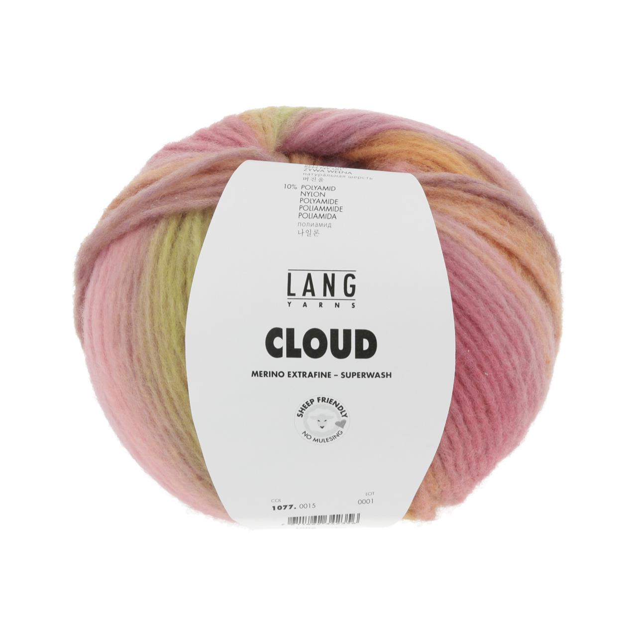 Cloud 15 Rosa/Orange/Lime