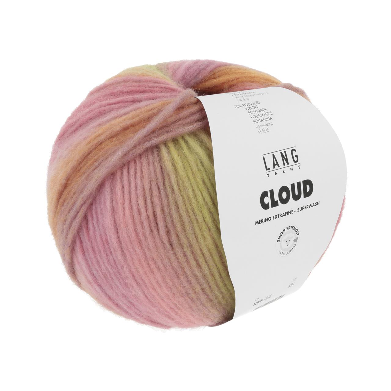 Cloud 15 Rosa/Orange/Lime