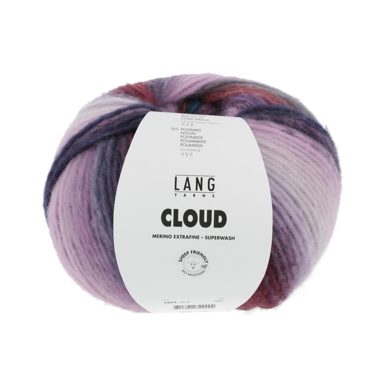 Cloud 18 Flieder/Petrol/Pink