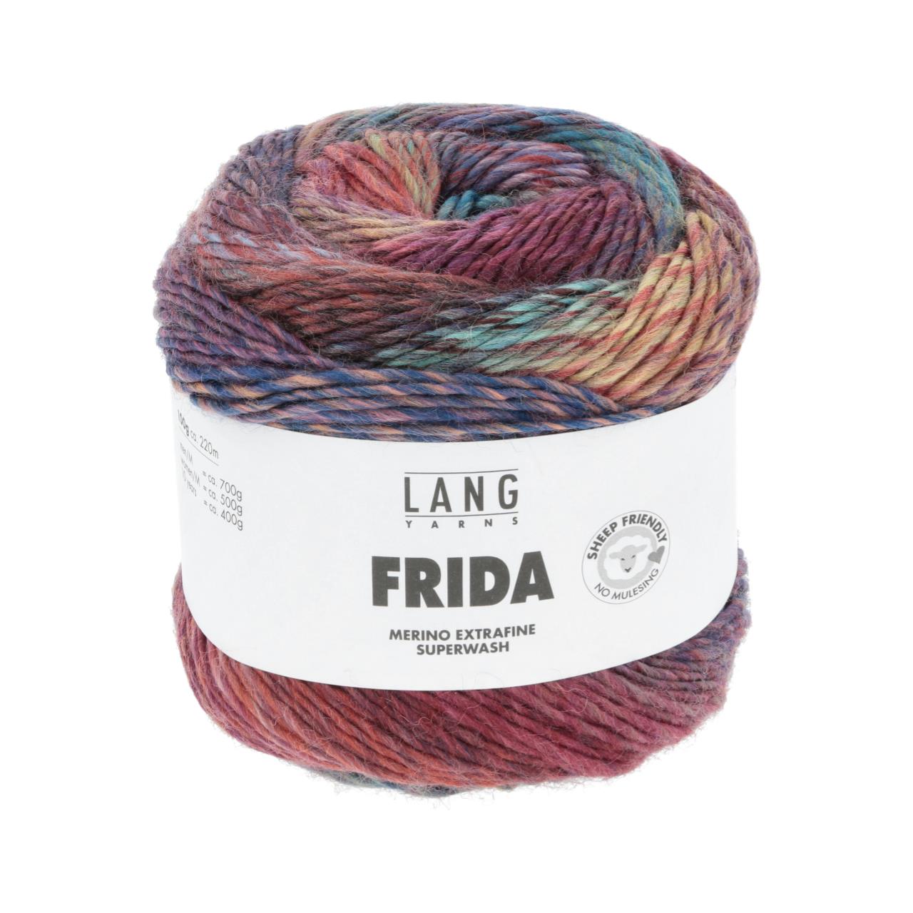 Frida 6 Bunt/Rot