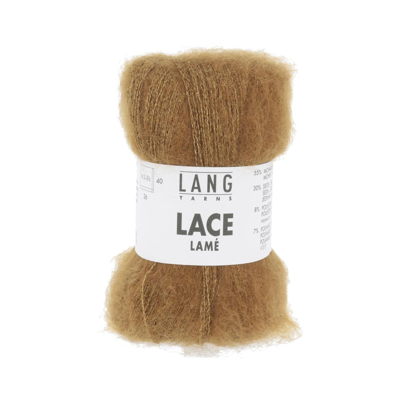 Lace Lamé 15 Nougat Dunkel
