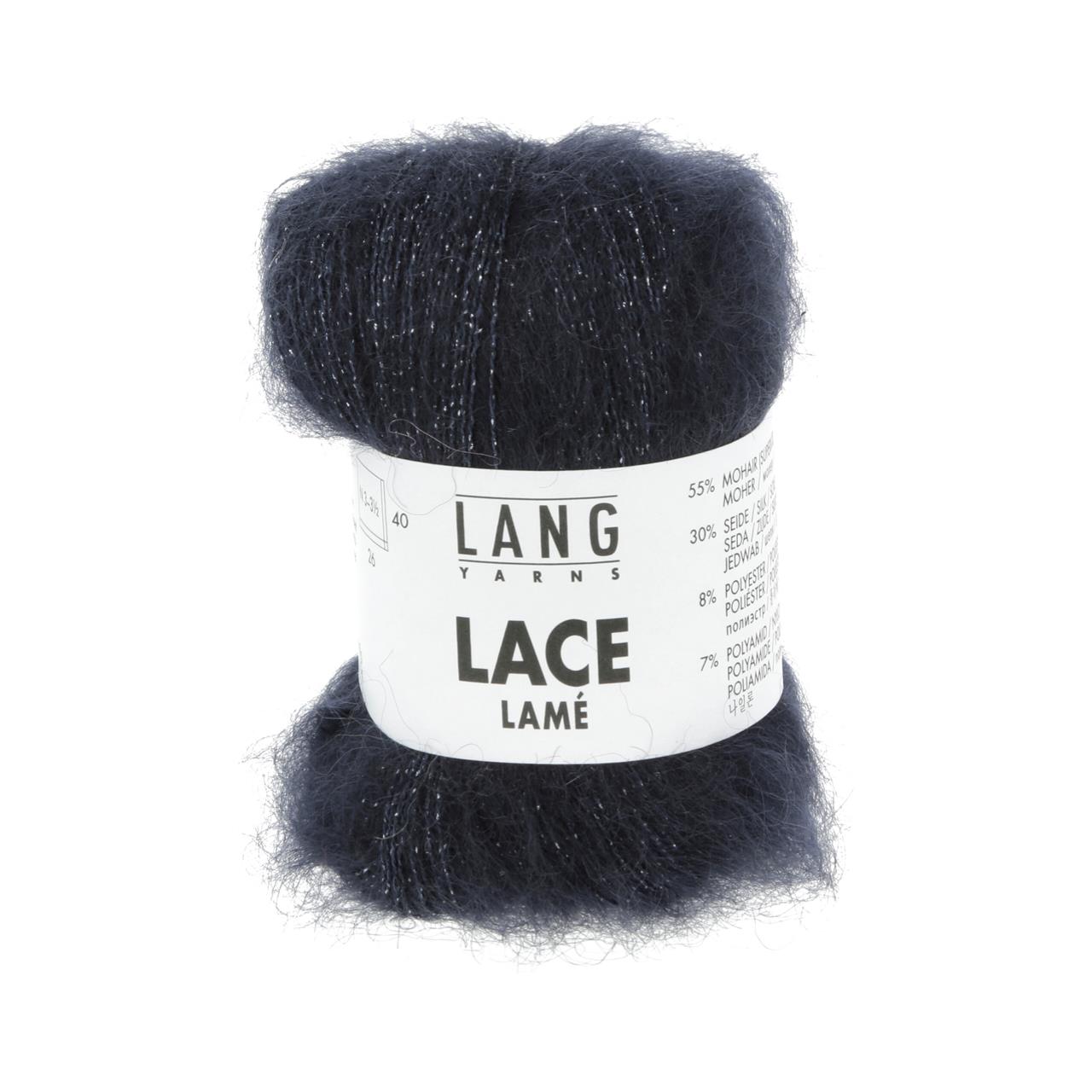 Lace Lamé 25 Navy