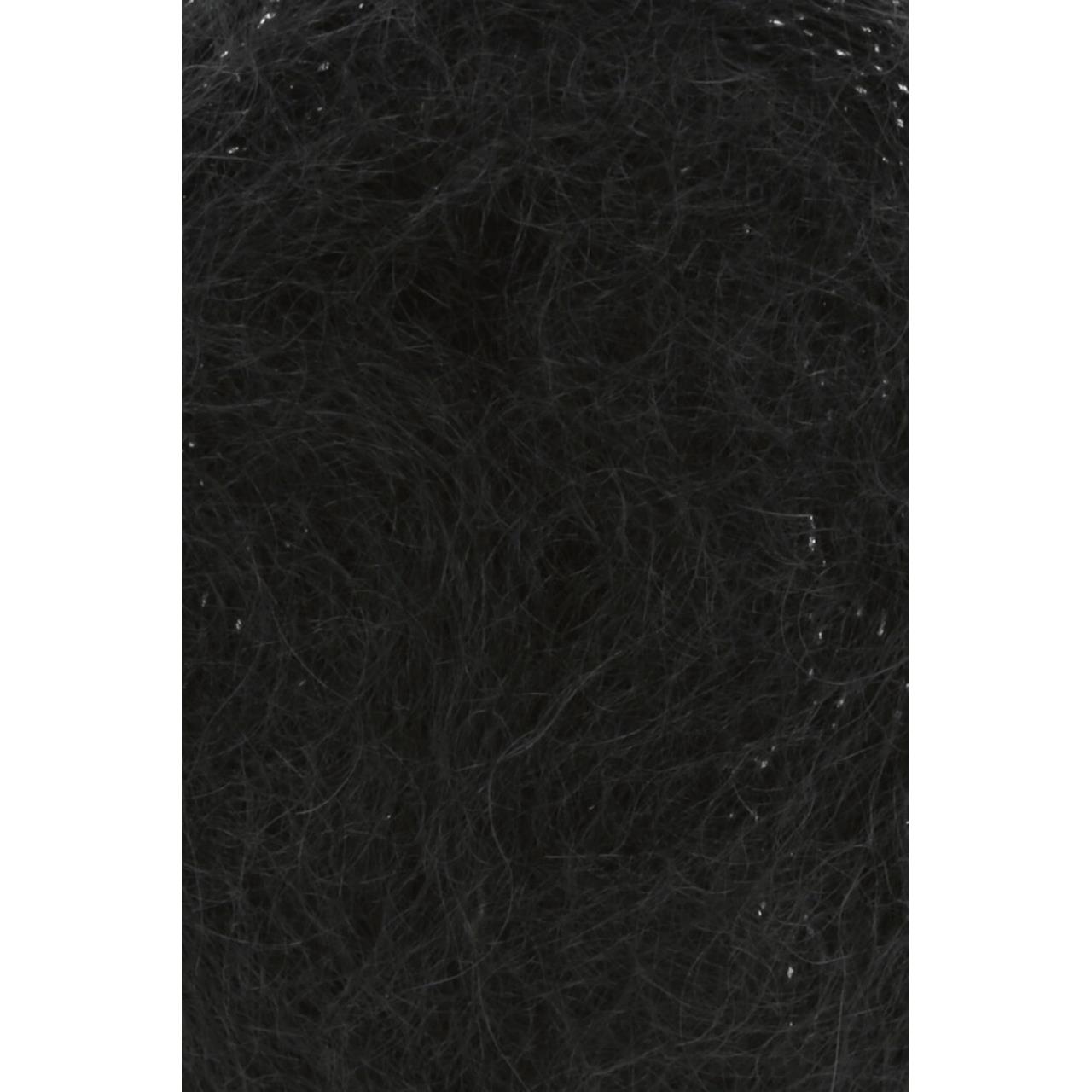 Lace Lamé 104 Schwarz-Silber